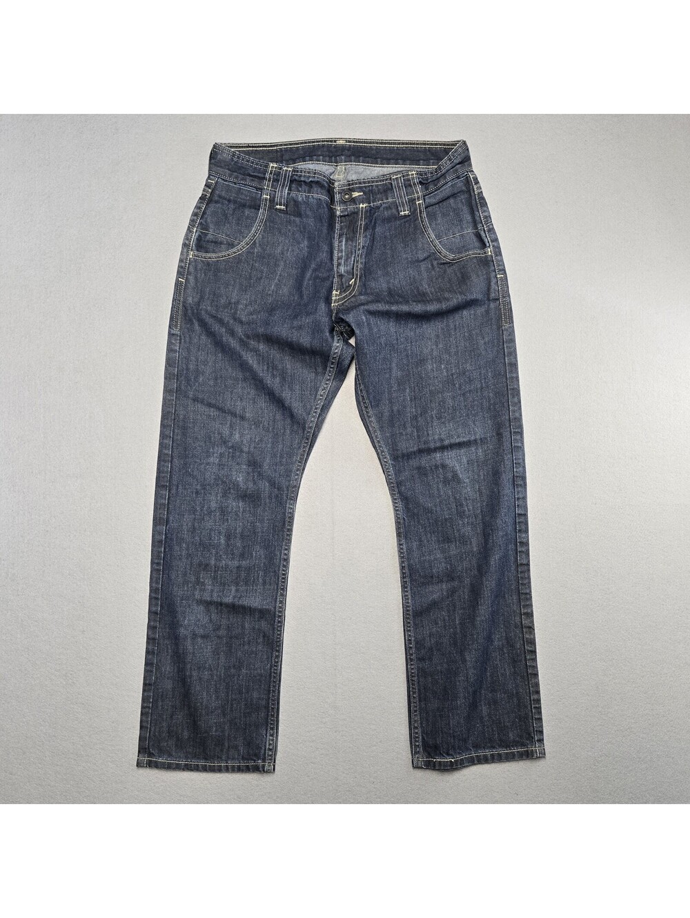Levi's 514 Straight Fit Jeans Mens 32x30 Dark Wash Denim 100% Cotton